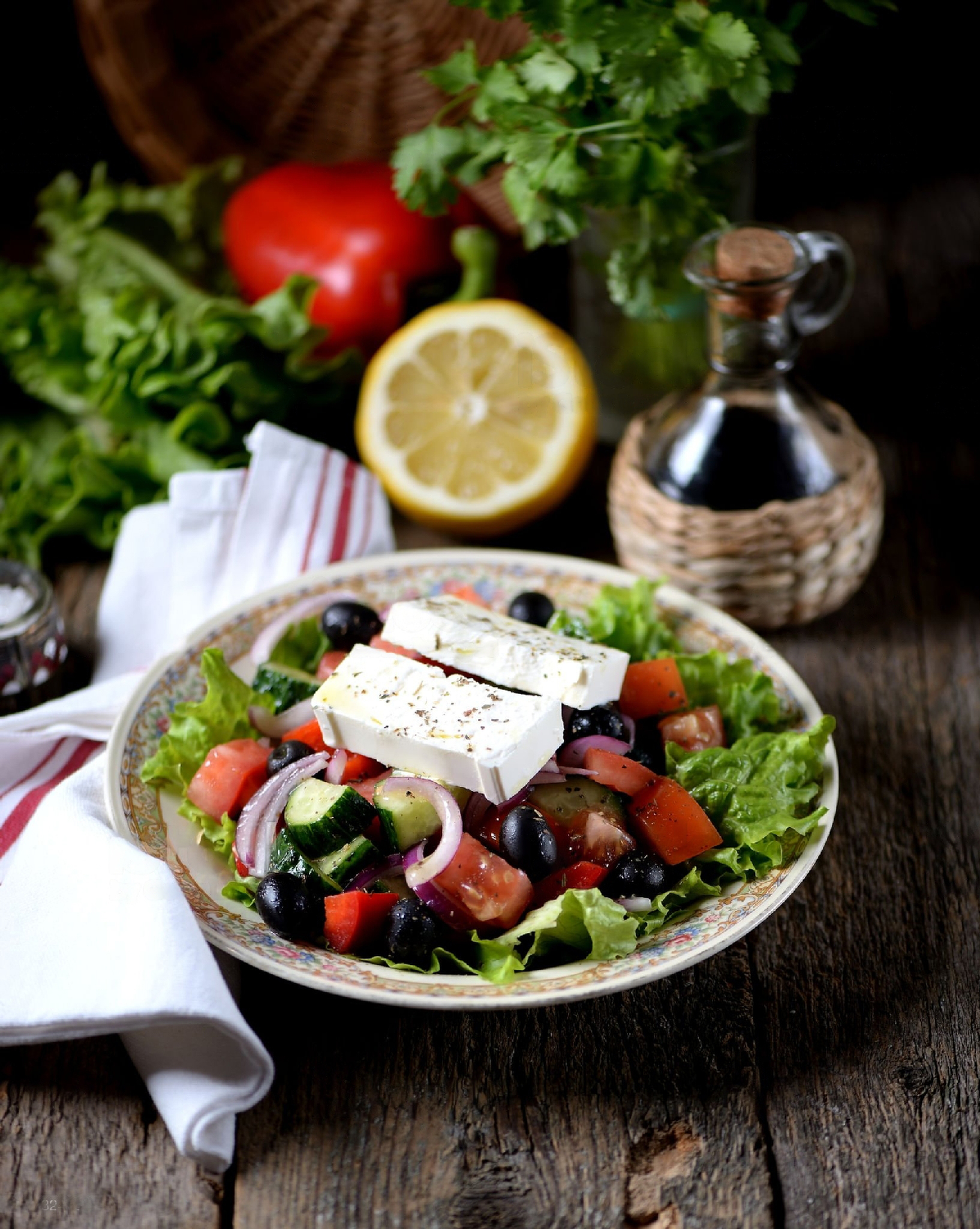 Resepti | kreikkalainen salaatti 